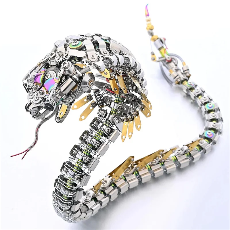 Kids Toys Manufacturers - Quebra-Cabeça 3D Cobra Víbora Mecânica: Kit
