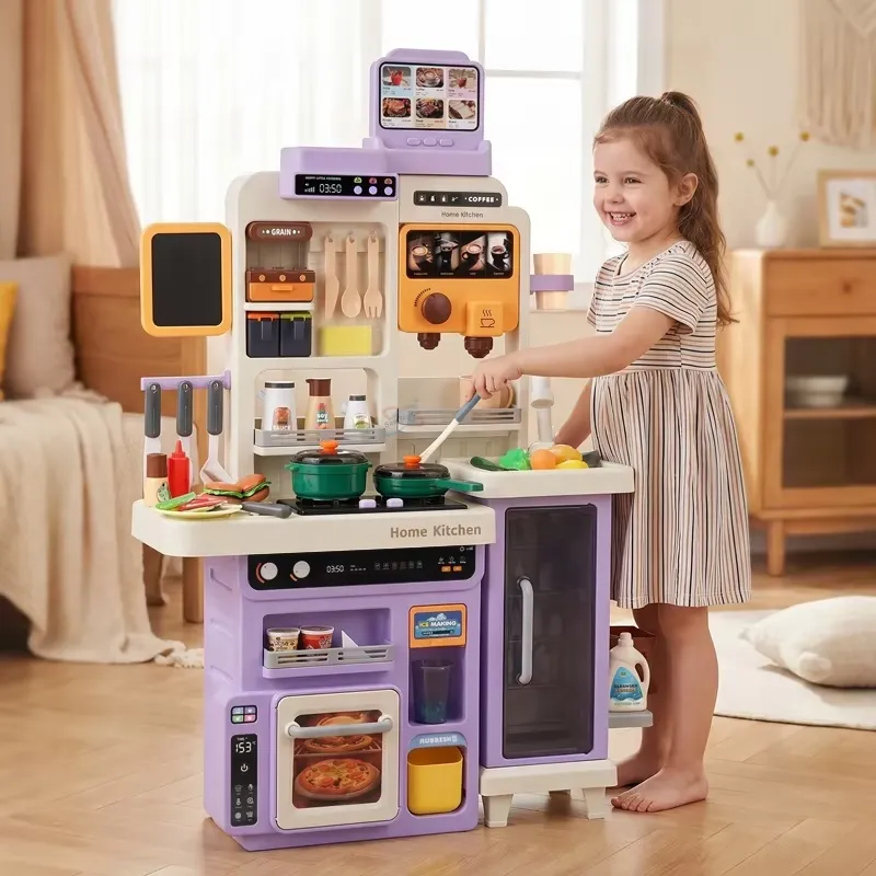 Kids Toys Kitchen - Conjunto de Cozinha de Brinquedo Grande