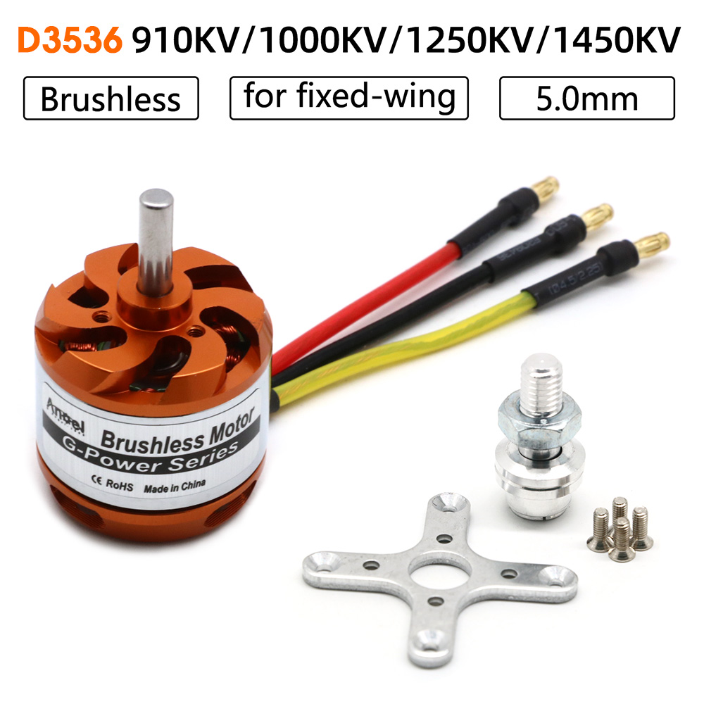 Rc Helicopter Mini - Motor Brushless Outrunner D3536 910KV 1000KV