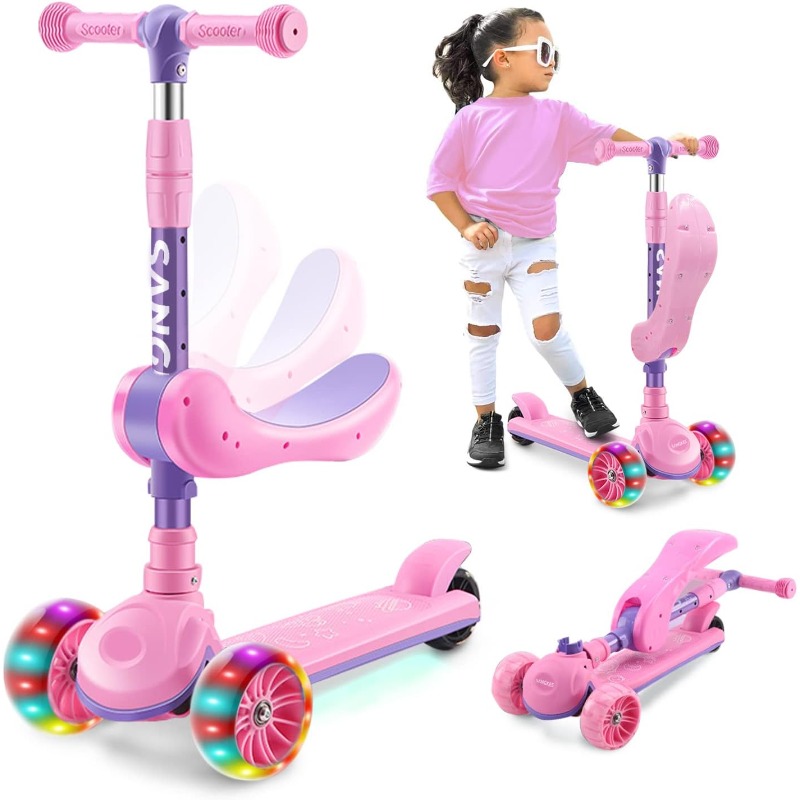 Kids Toys Scooter - Scooter infantil 2 em 1 com
