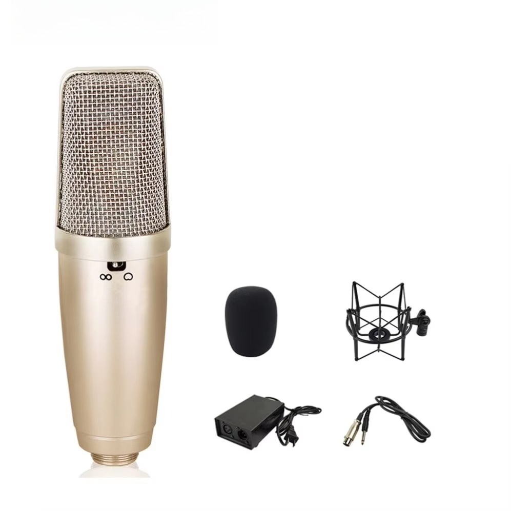 Kids Microphone Karaoke - Novo microfone infantil com suporte, instrumento