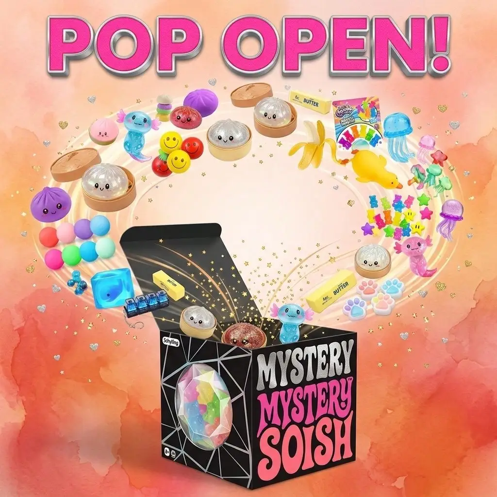 Kids Toys Box - Caixa Misteriosa Squish - Brinquedo Sensorial