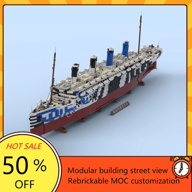 Kids Toys Xmas - 10615 pçs moc hmt olympus titanic