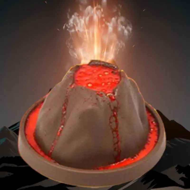 Volcano Experiment Kit - Physical Chemical Experiment Kit, Ciência Explorando