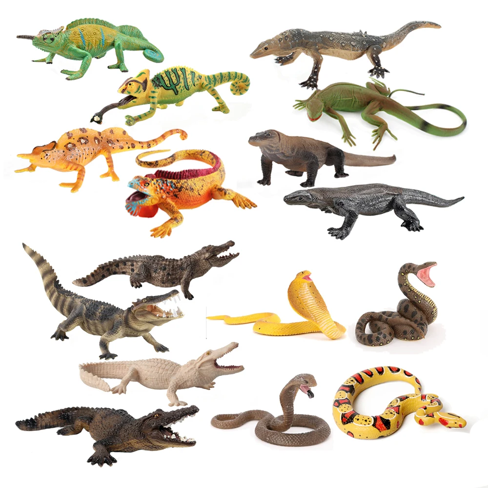 Kids Toys Under 1 Year - Brinquedo de Plástico Modelo Camaleão, Figurinha