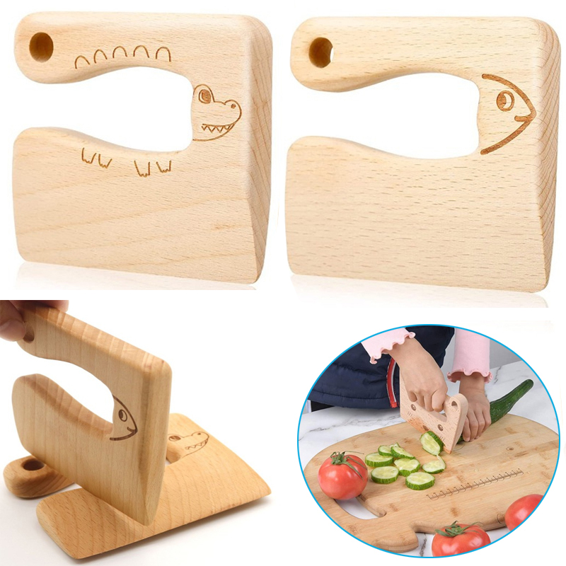 Kids Toys Kitchen - Madeira Finja Jogar Faca de Cozinha