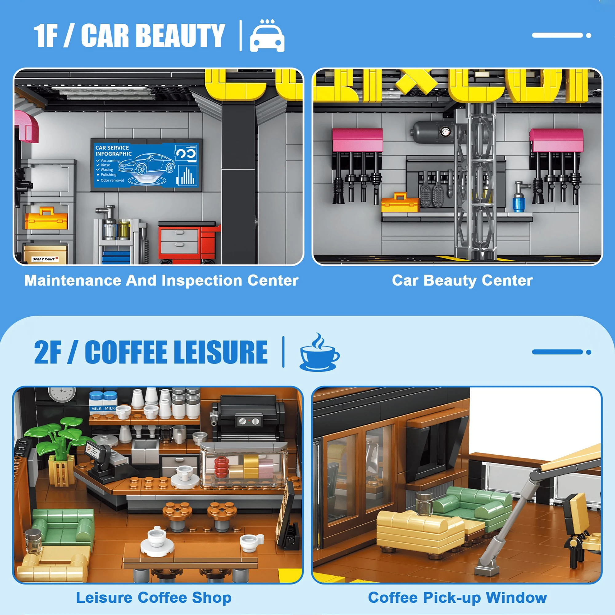Café loja de reparo automóvel  - Kids Toys Shop avaliação e preço