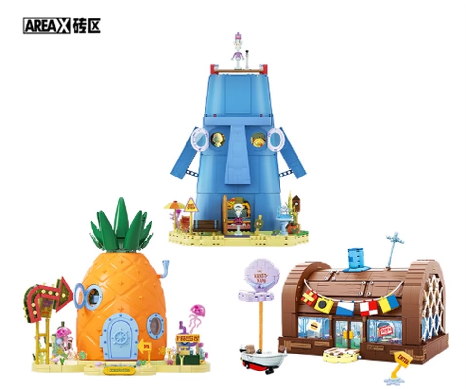 Blocos de Montar Areax Spongeb - Kids Toys Box avaliação e preço