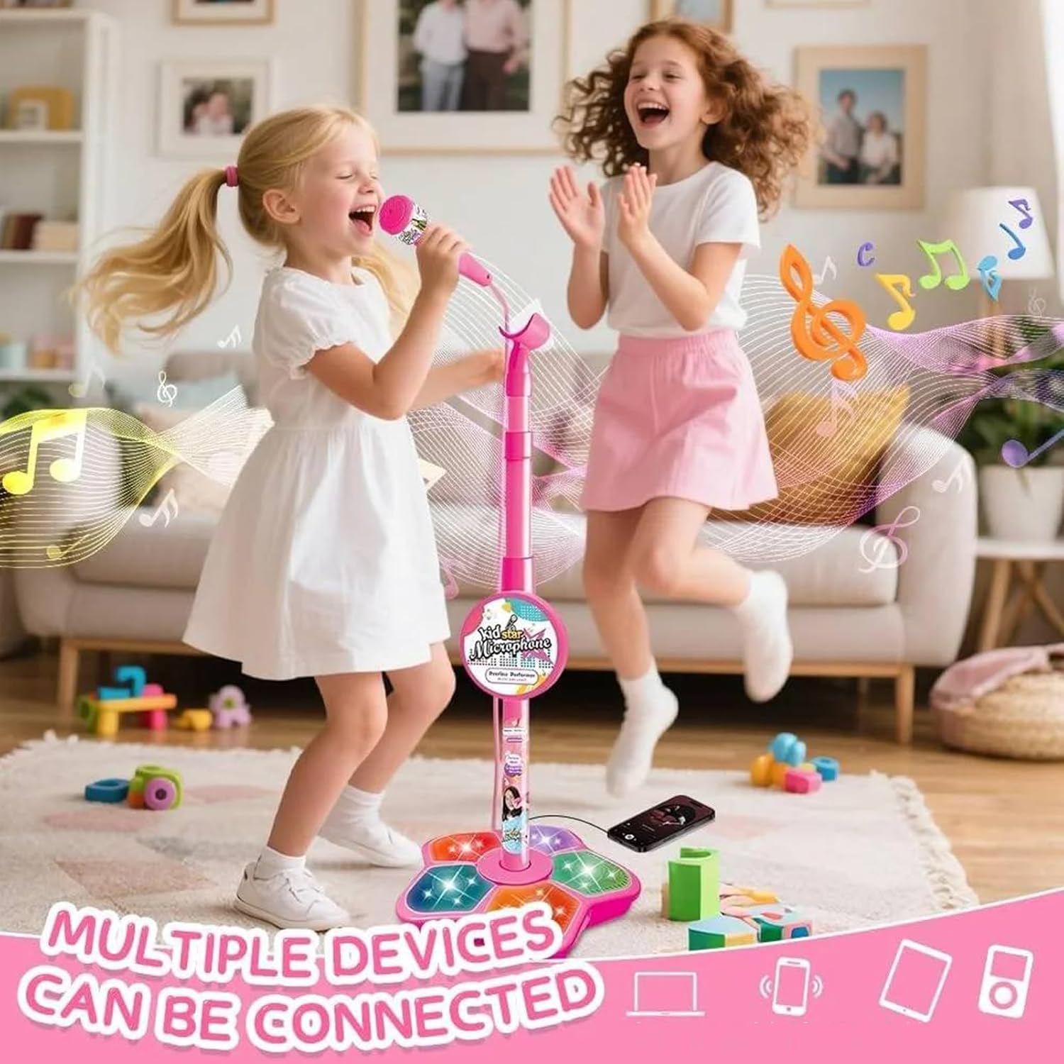 Suporte de Microfone Infantil  - Kids Microphone Karaoke avaliação e preço
