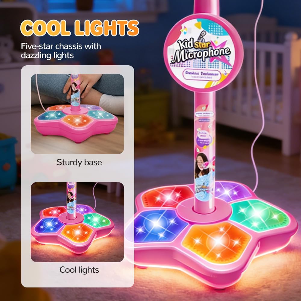 Suporte de Microfone Infantil  - Kids Microphone Karaoke avaliação e preço