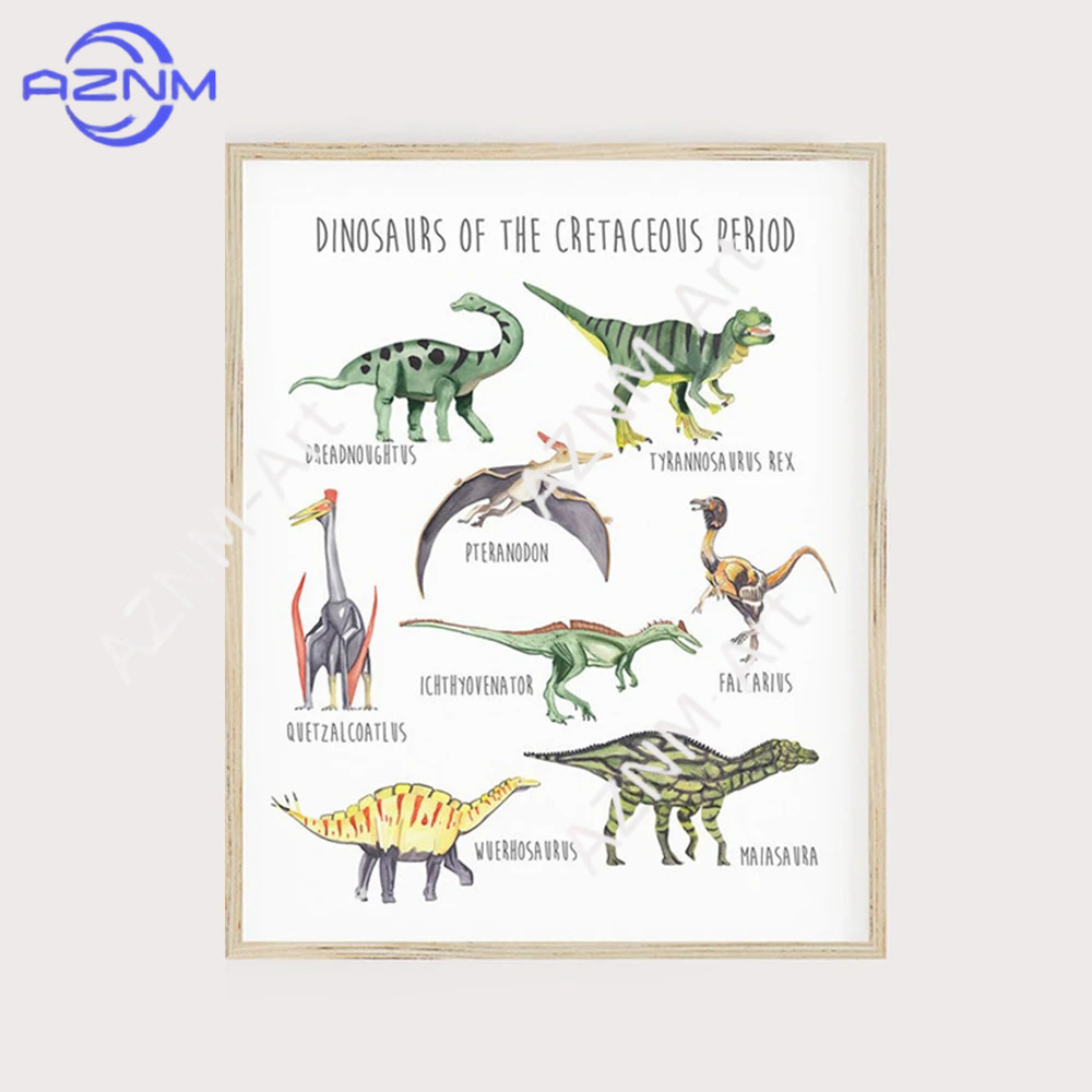 1/3 peças, pôster educativo de - Kids Toys Dinosaur avaliação e preço