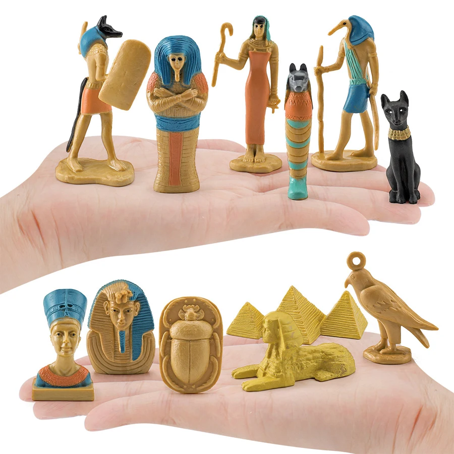 Mini estatueta antigo egito an - Kids Toys Under 200 avaliação e preço