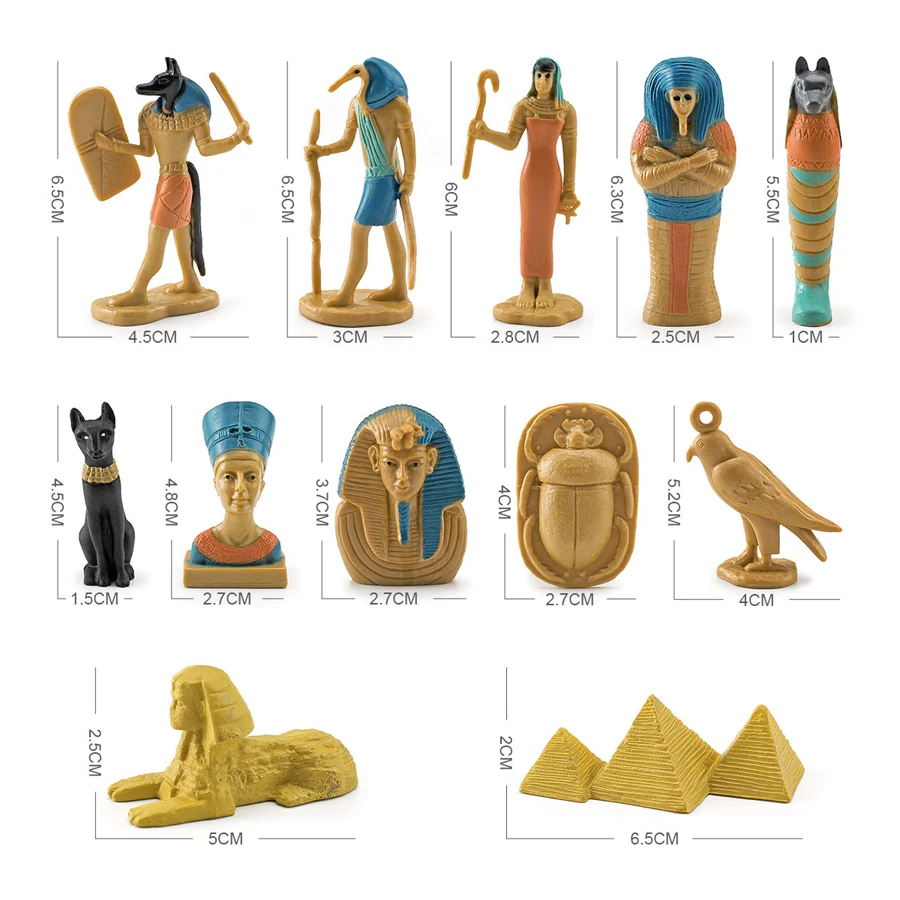Mini estatueta antigo egito an - Kids Toys Under 200 avaliação e preço