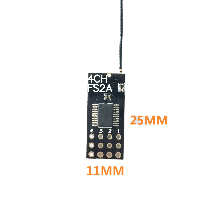 Receptor Mini Flysky FS2A 4CH  - Rc Helicopter Mini avaliação e preço