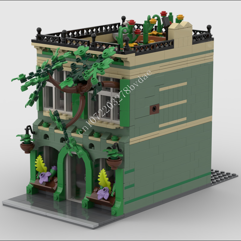 1098 pçs planta loja moc stree - Kids Toys Shop avaliação e preço