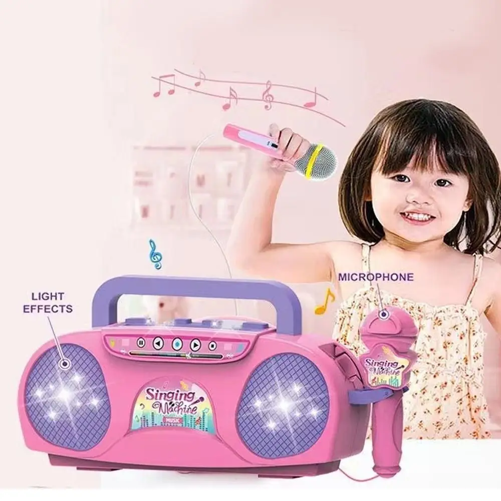 Instrumento musical microfone  - Kids Microphone Karaoke avaliação e preço