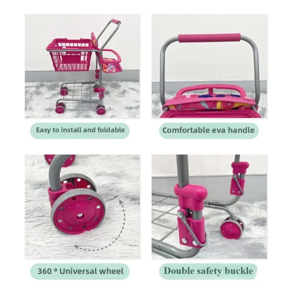 Carrinho de compras para bonec - Kids Toys Shop avaliação e preço