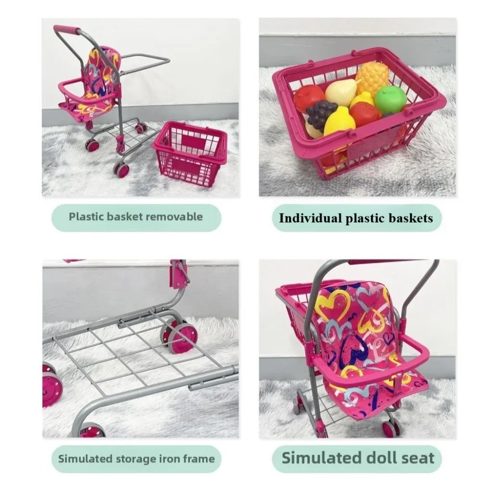 Carrinho de compras para bonec - Kids Toys Shop avaliação e preço