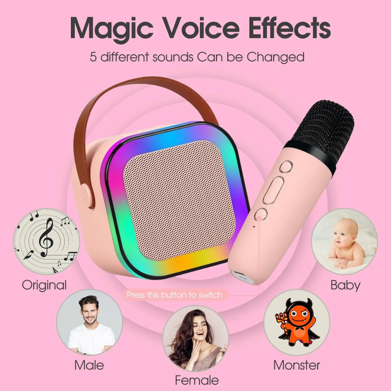 K12 máquina de karaokê sem fio - Kids Microphone Karaoke avaliação e preço