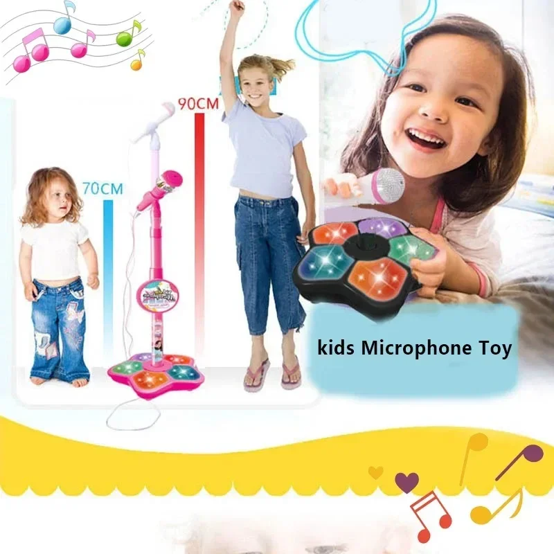 Crianças microfone com suporte - Kids Microphone Karaoke avaliação e preço