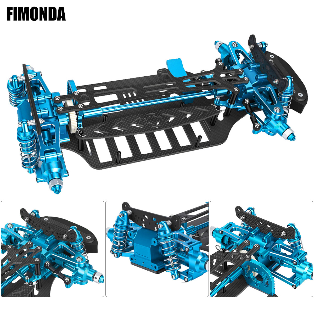 Kit de Chassi em Alumínio e Fi - Tamiya Model Rc Car avaliação e preço