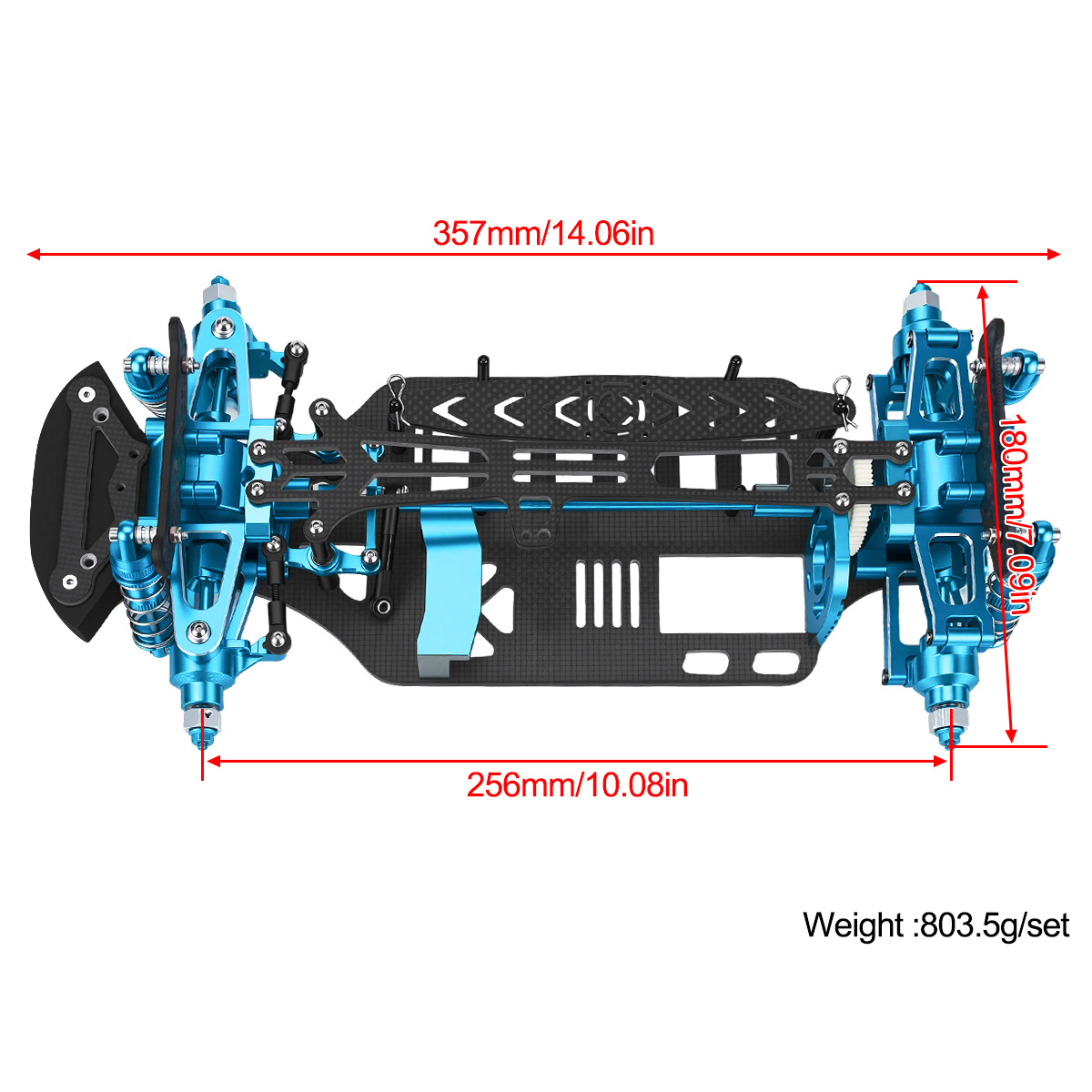 Kit de Chassi em Alumínio e Fi - Tamiya Model Rc Car avaliação e preço