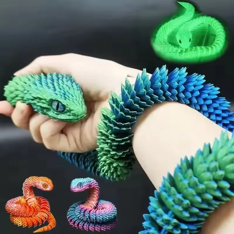 3d impresso cobra móvel conjun - Kids Toys Xmas avaliação e preço