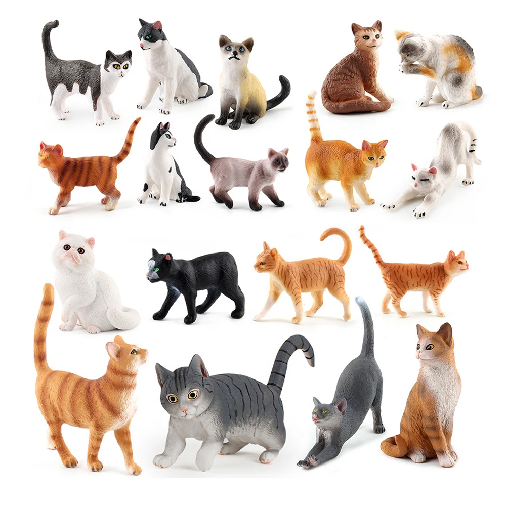Brinquedos de Gato em Miniatur - Kids Toys Under 1 Year avaliação e preço