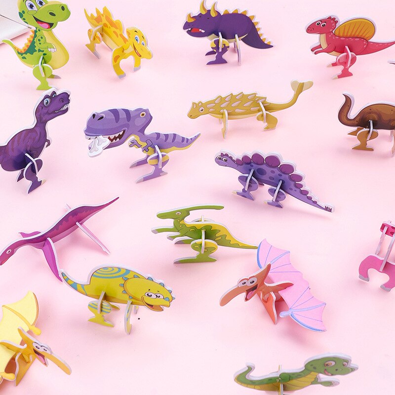 40 Peças Quebra-Cabeça 3D de D - Kids Toys Dinosaur avaliação e preço