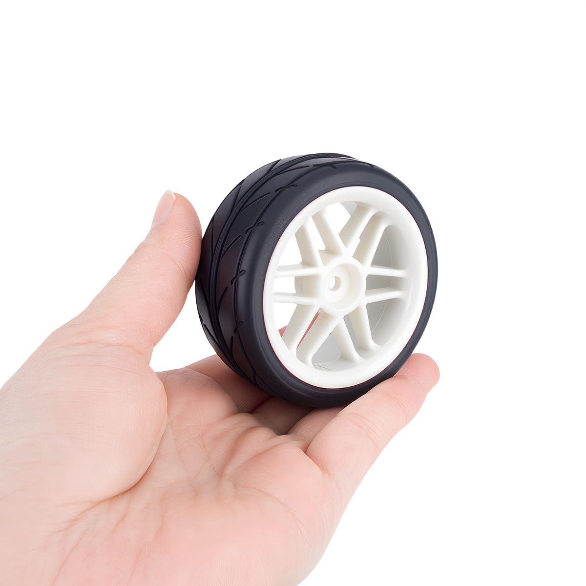 Pre-Glued RC Wheels Tires Set  - Tamiya Model Rc Car avaliação e preço