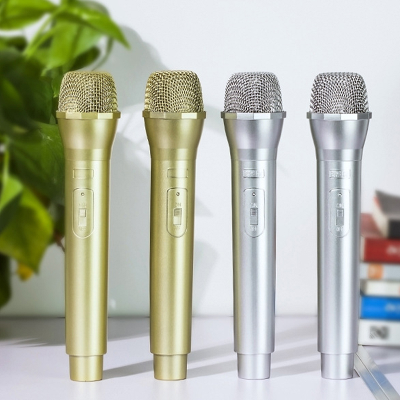 1pc falso prop microfone adere - Kids Microphone Karaoke avaliação e preço