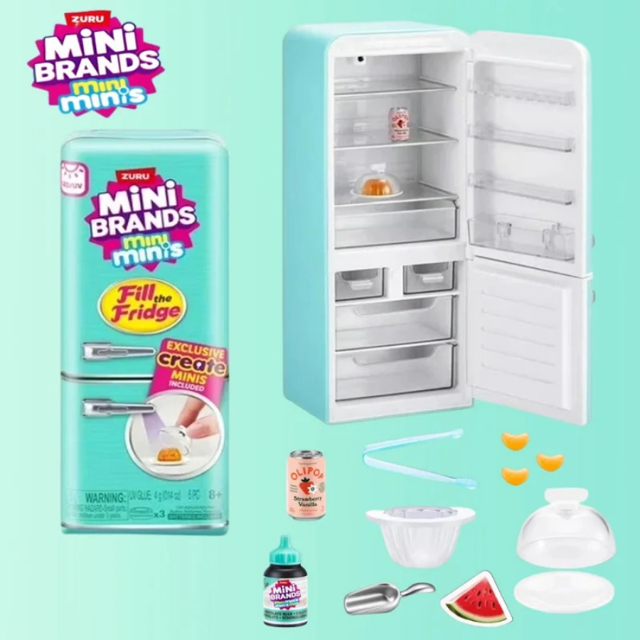 ZURU 5 Surprise Mini Fridge Ba - Kids Toys Kitchen avaliação e preço