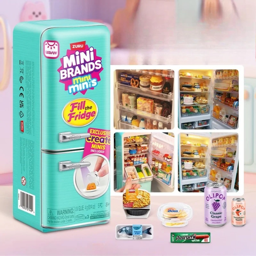 ZURU 5 Surprise Mini Fridge Ba - Kids Toys Kitchen avaliação e preço